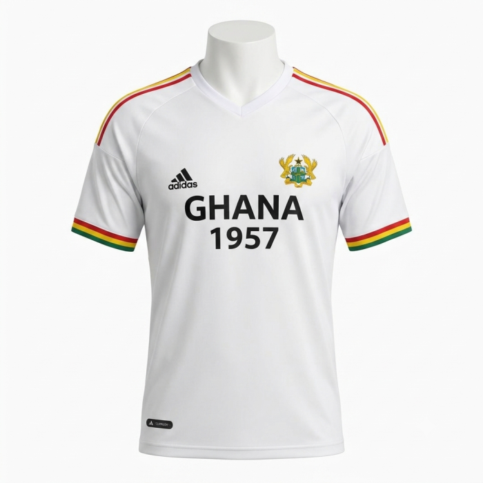 Ghana Inspired Jersey White