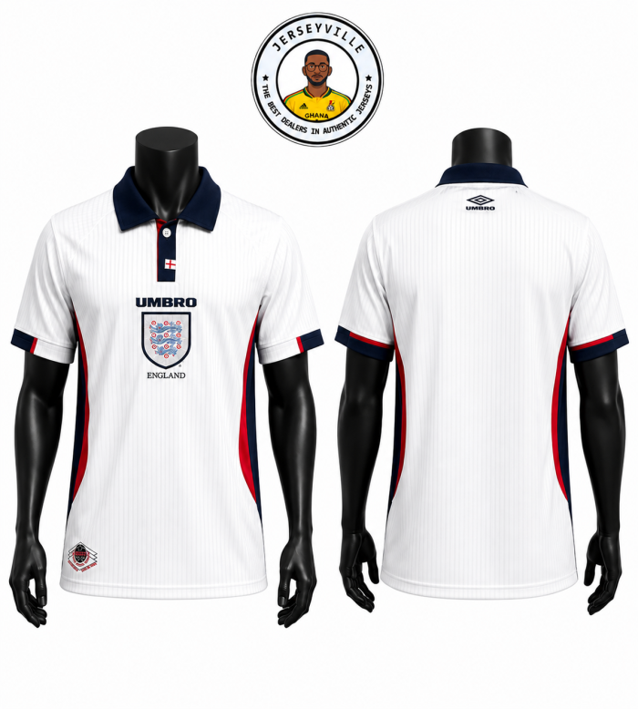 England 1998 Home Jersey (Retro)