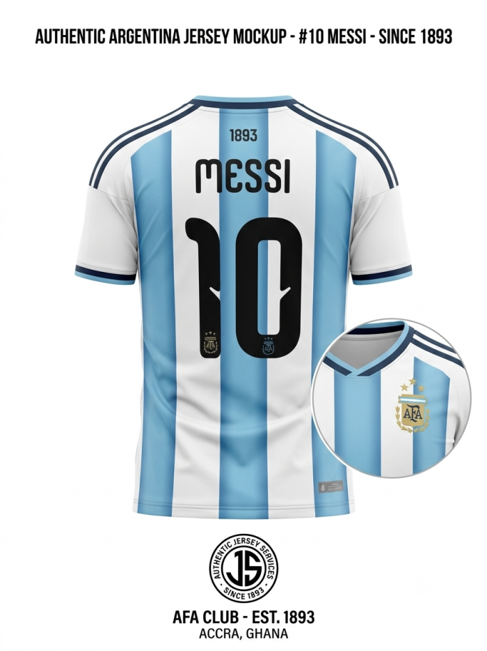 Argentina Home Authentic “Messi 10”
