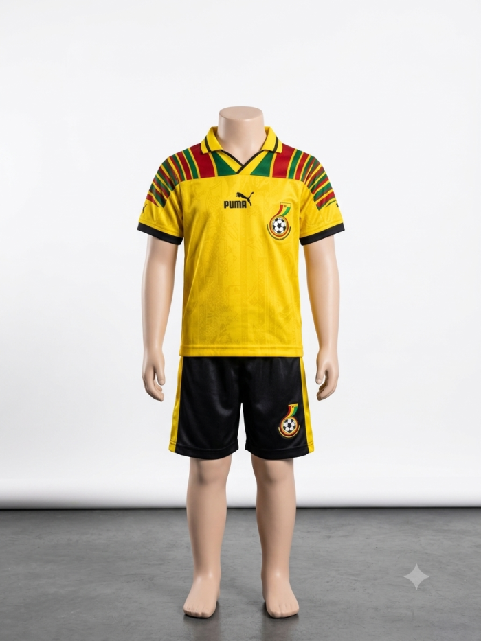 Ghana Kids Home Jersey Set 2025/26